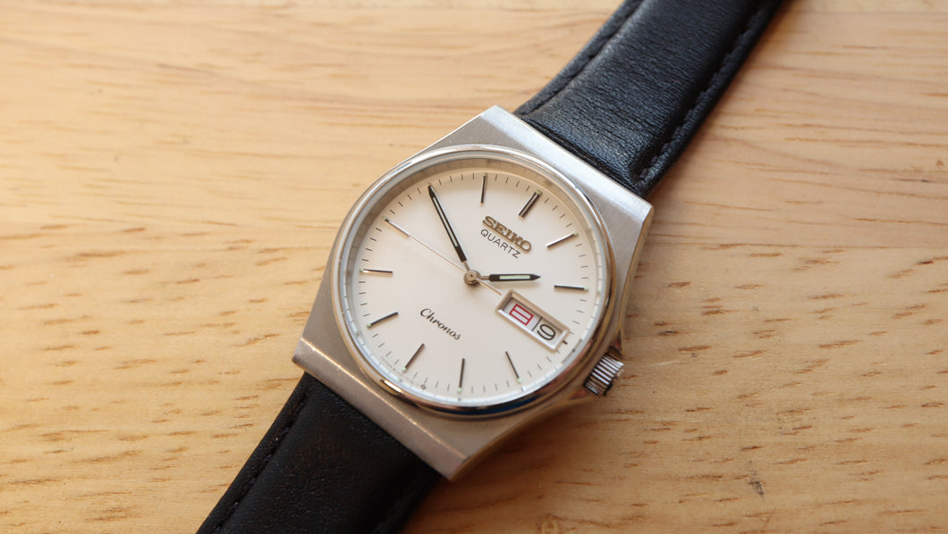 Seiko Chronos JDM - Model 8123-7090 - 1983 Vintage - Sapphire Glass –  Welwyn Watch Parts