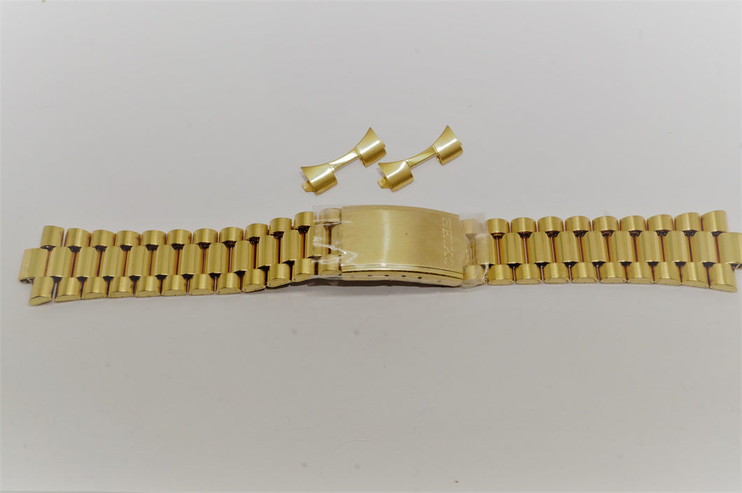 Seiko Gold Plated Bracelet - Genuine Parts - Welwyn Watch Parts