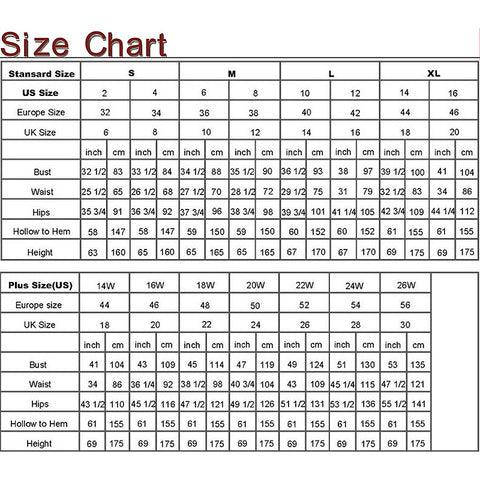 Cap And Gown Measurement Chart