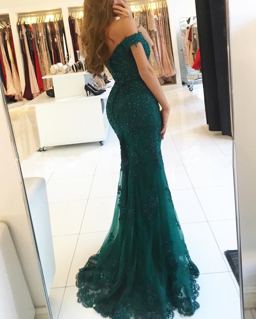 mermaid hoco dress