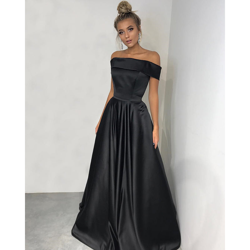 Siaoryne Lp1129 Off The Shoulder A Line Prom Dress 2018satin Girls Fo 