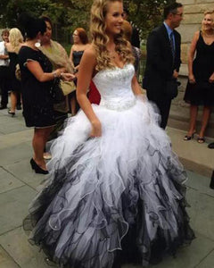 white ball gowns for girls