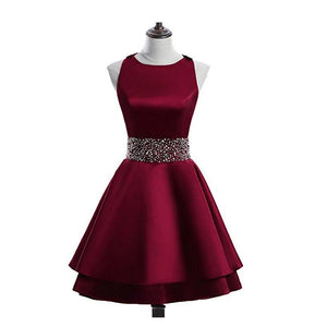 burgundy junior prom dresses