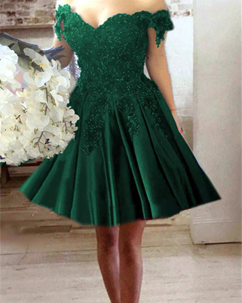 green lace dress girls