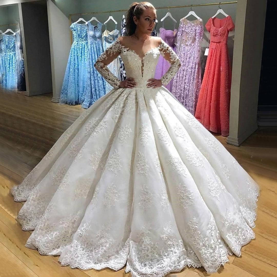 Luxury Ball Gown Wedding Dress - nelsonismissing