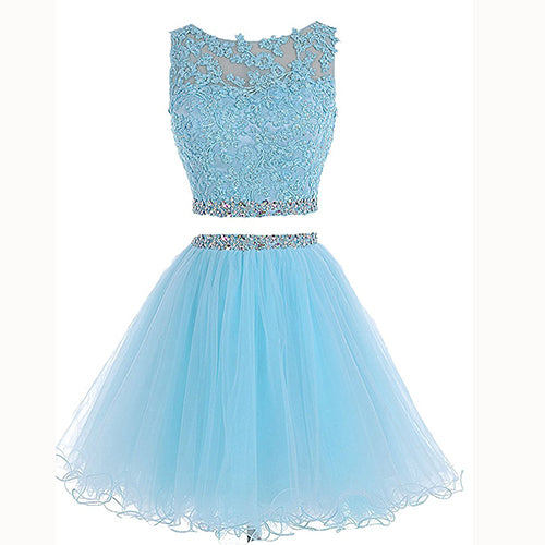 light blue short dress formal