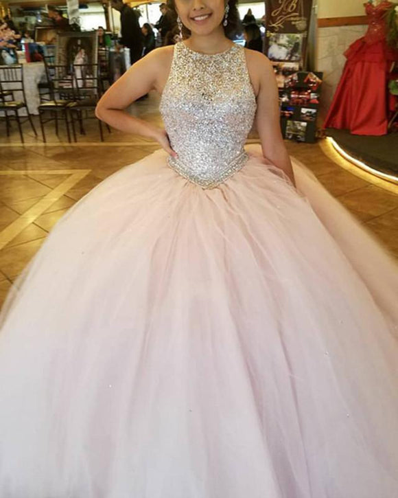 blush pink 15 dress