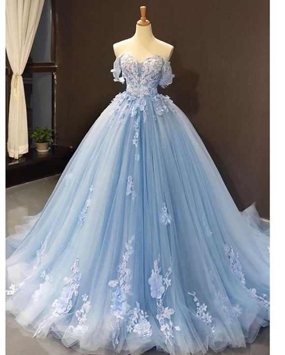 Off the Shoulder Lavender Ball gown Girls Sweet 15 Dresses for Quincea ...