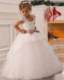 Ball Gown Lace White Flower Girls Dresses Child Wedding Dress FG745 ...