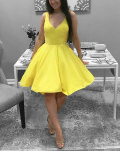 yellow dress semi formal