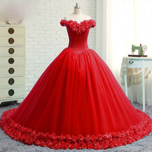 red gown girl
