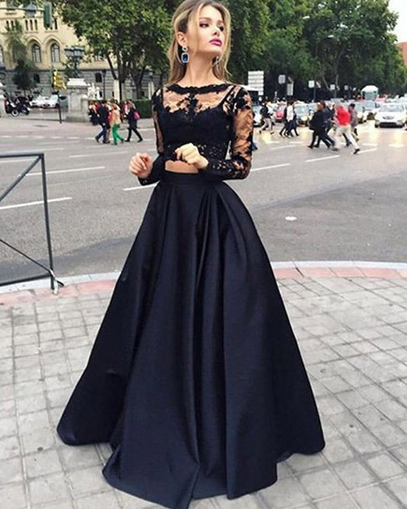 crop top long gown