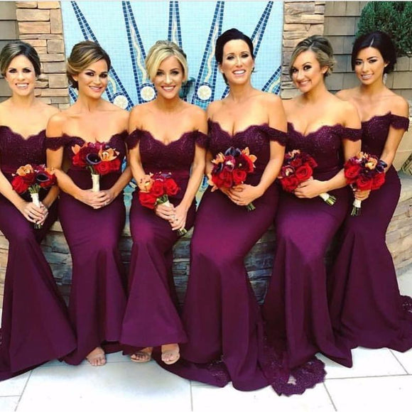 bridesmaid fishtail dresses