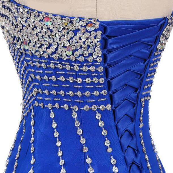 royal blue bling dress