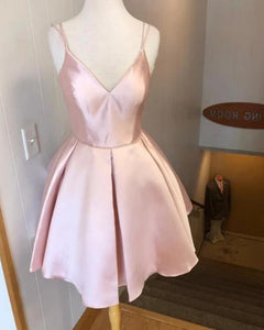 pale pink short dress