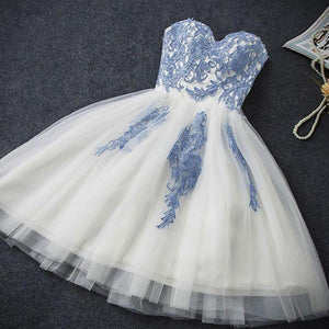 baby blue semi formal dress