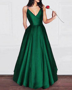 green gown dress