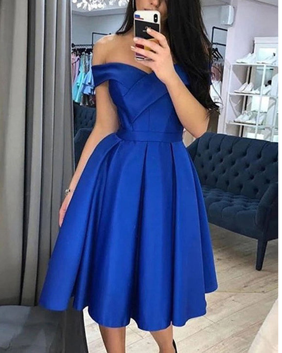 royal blue and yellow dress