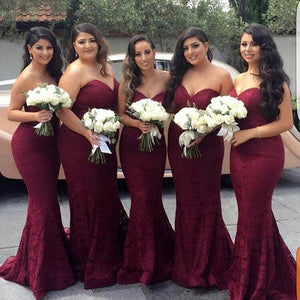 bridesmaid fishtail dresses