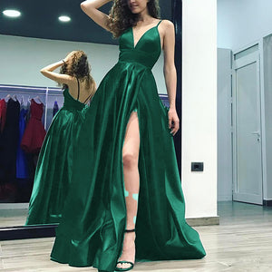 emerald green tight prom dress