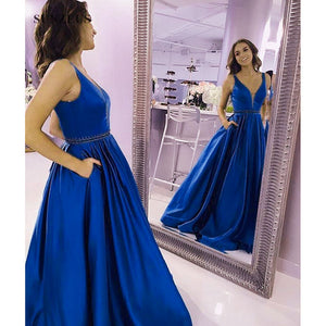 blue formal skirt