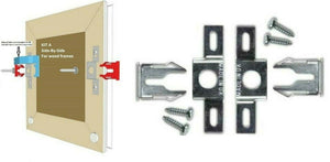 Springlock System for Picture Frame Hanging or Mirror Hanging Anti-Theft