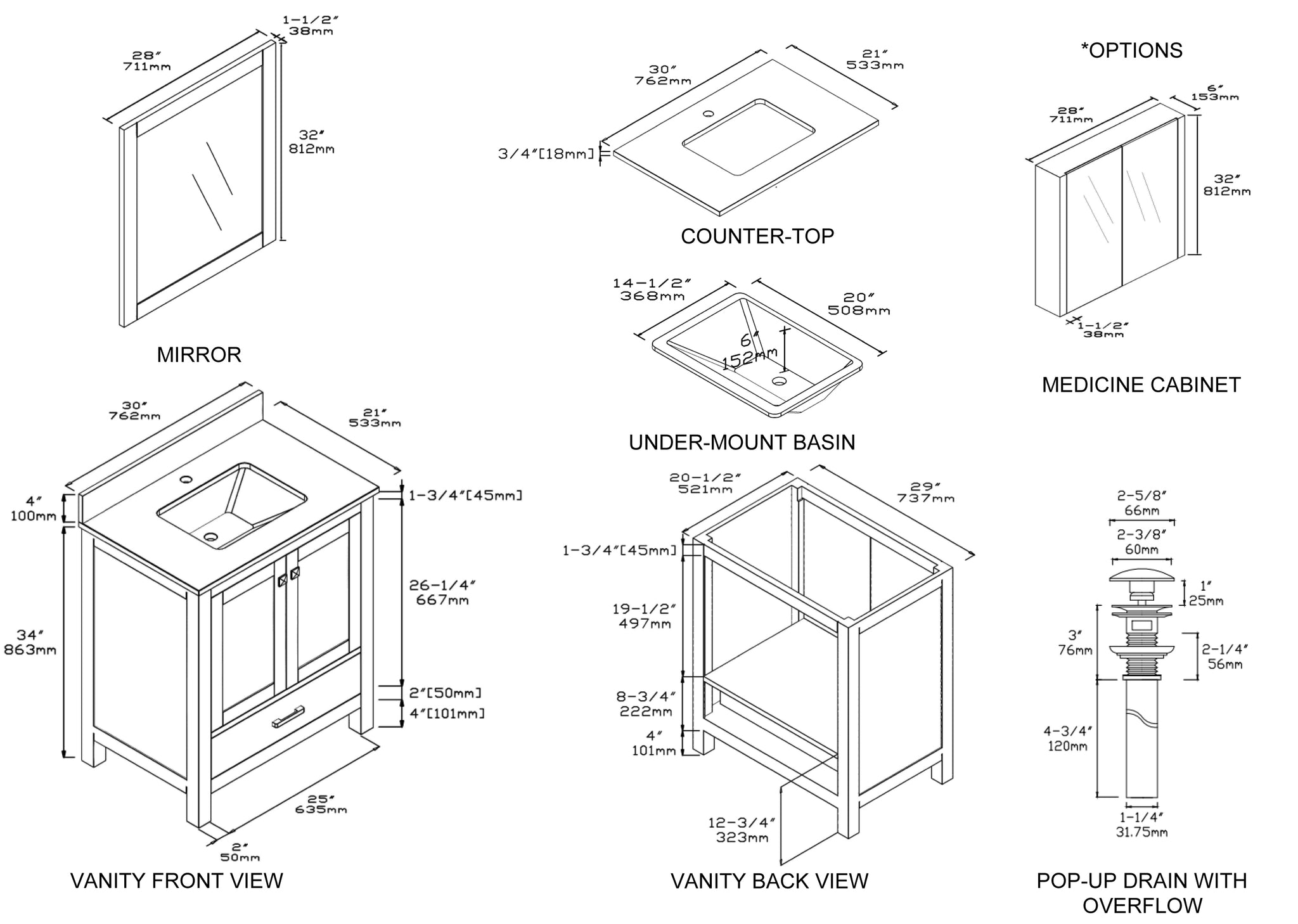 30 bathroom sink cabinet