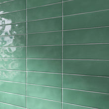 BO-GN-SW38 -BORGO 2.6x7.9 Green Polishes Porcelain Subway Tile