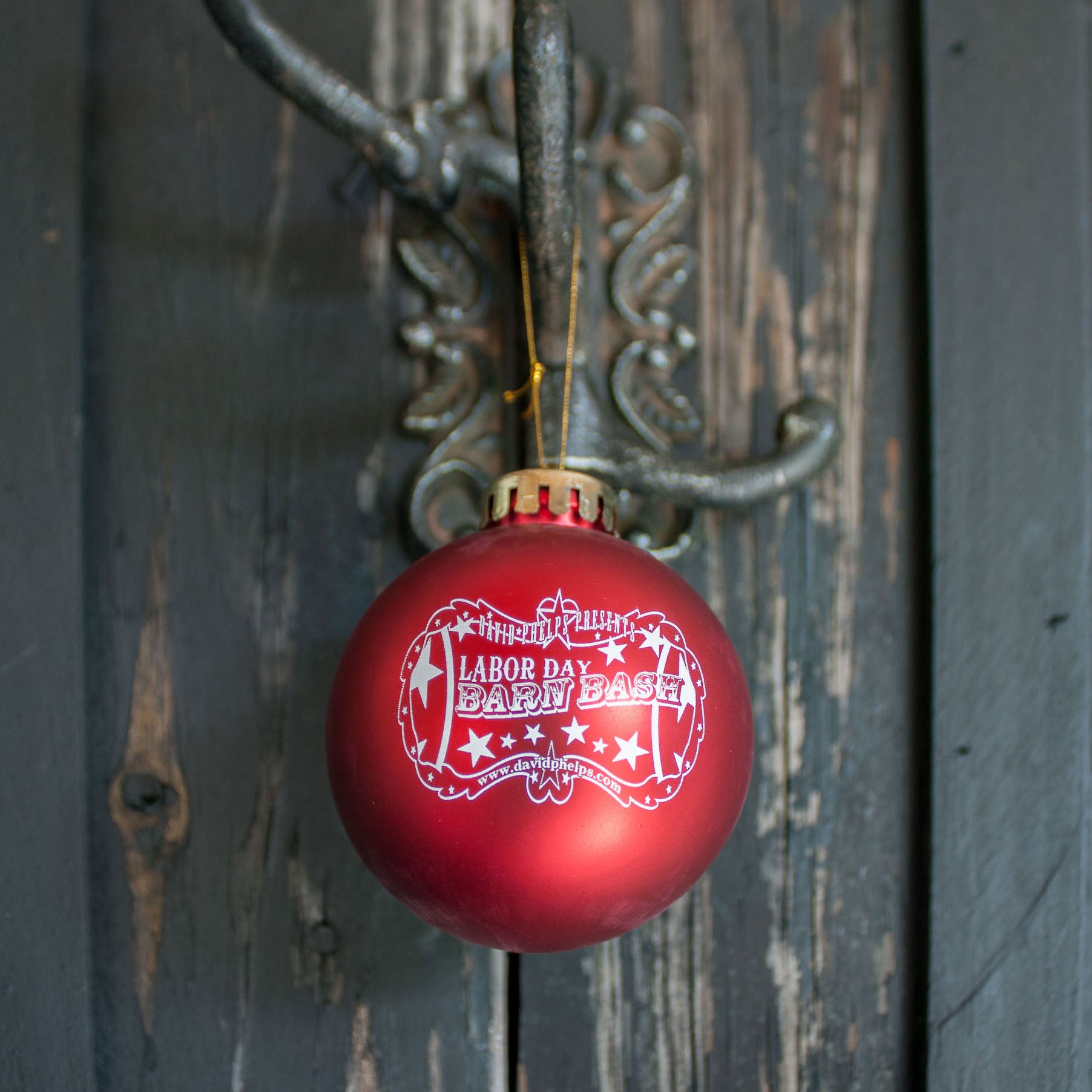 Labor Day Barn Bash Ornament Barn Bale