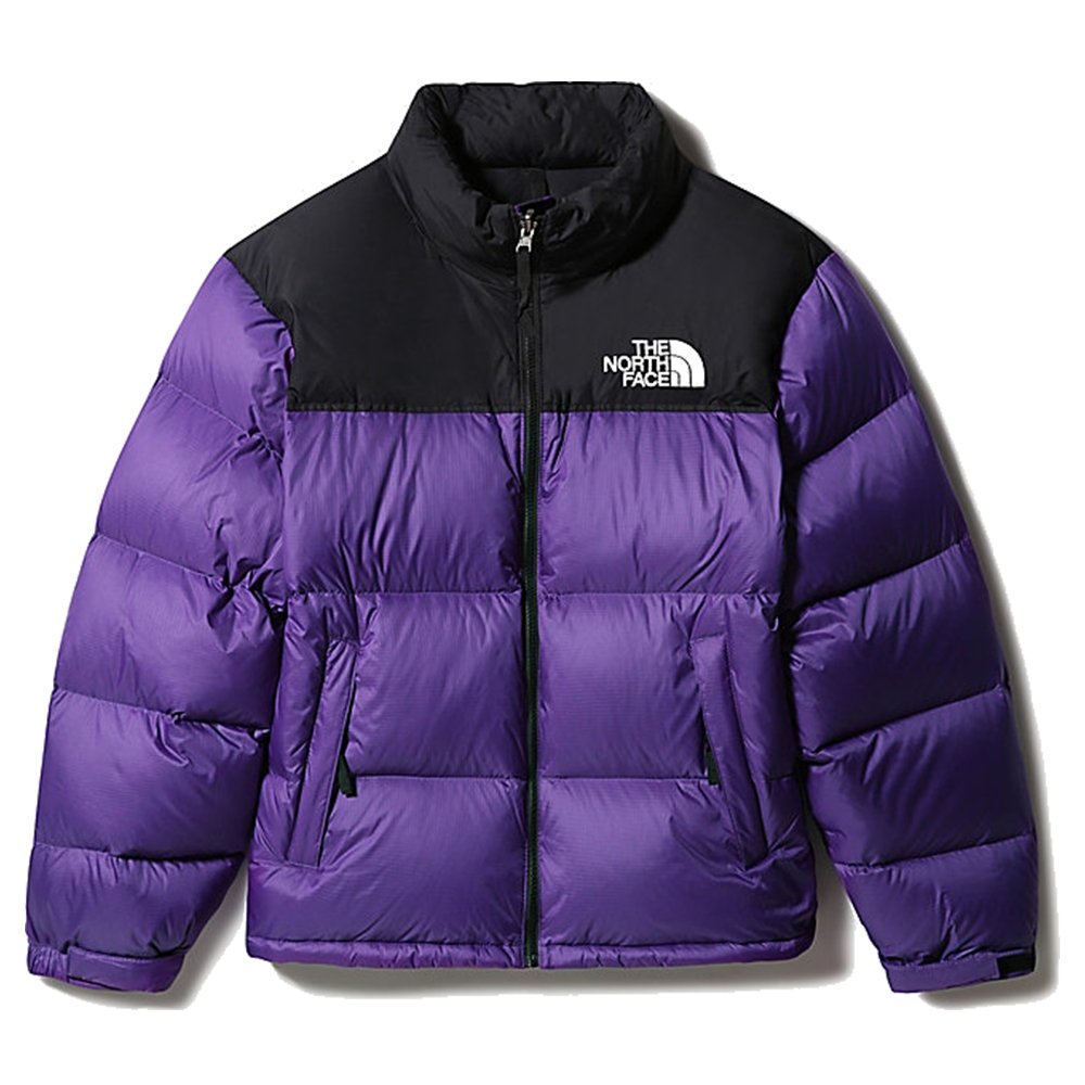 purple the north face jacket