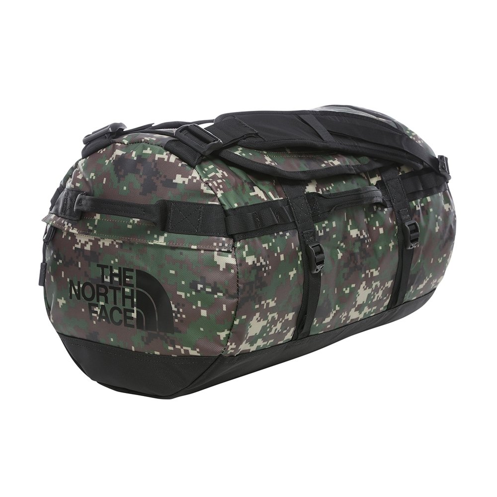 north face camo duffel