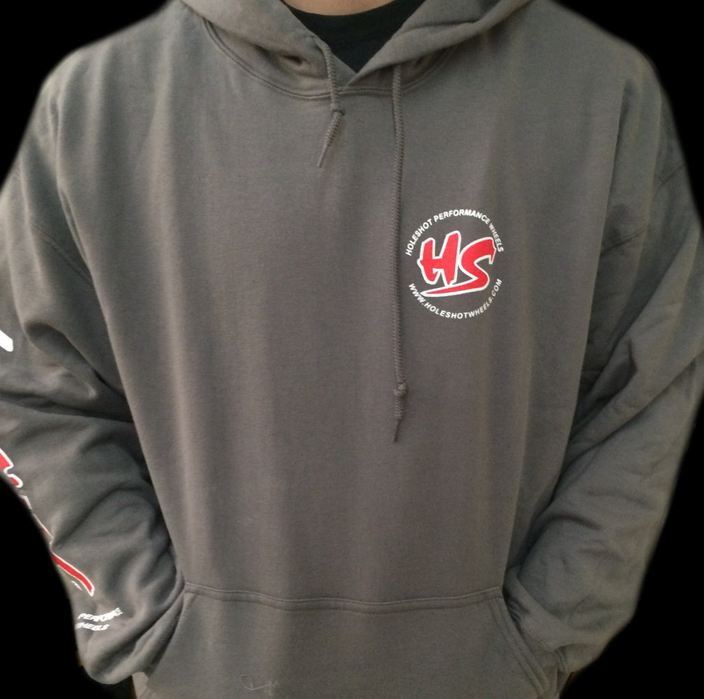 Holeshot Burnout Hoodie - Grey – Holeshot Wheels