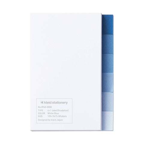 6 1 Label Gradation White Blue Sticky Notes Martha Mae Art Supplies Beautiful Things
