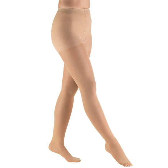 CLOSED TOE BEIGE TRUSHEER PANTYHOSE