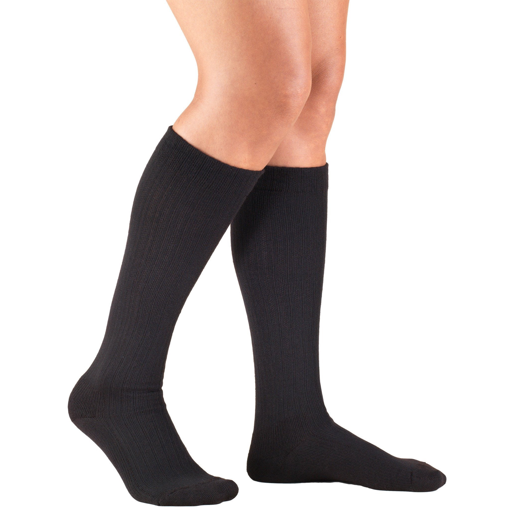 1963 Ladies' Knee High Black Casual Socks