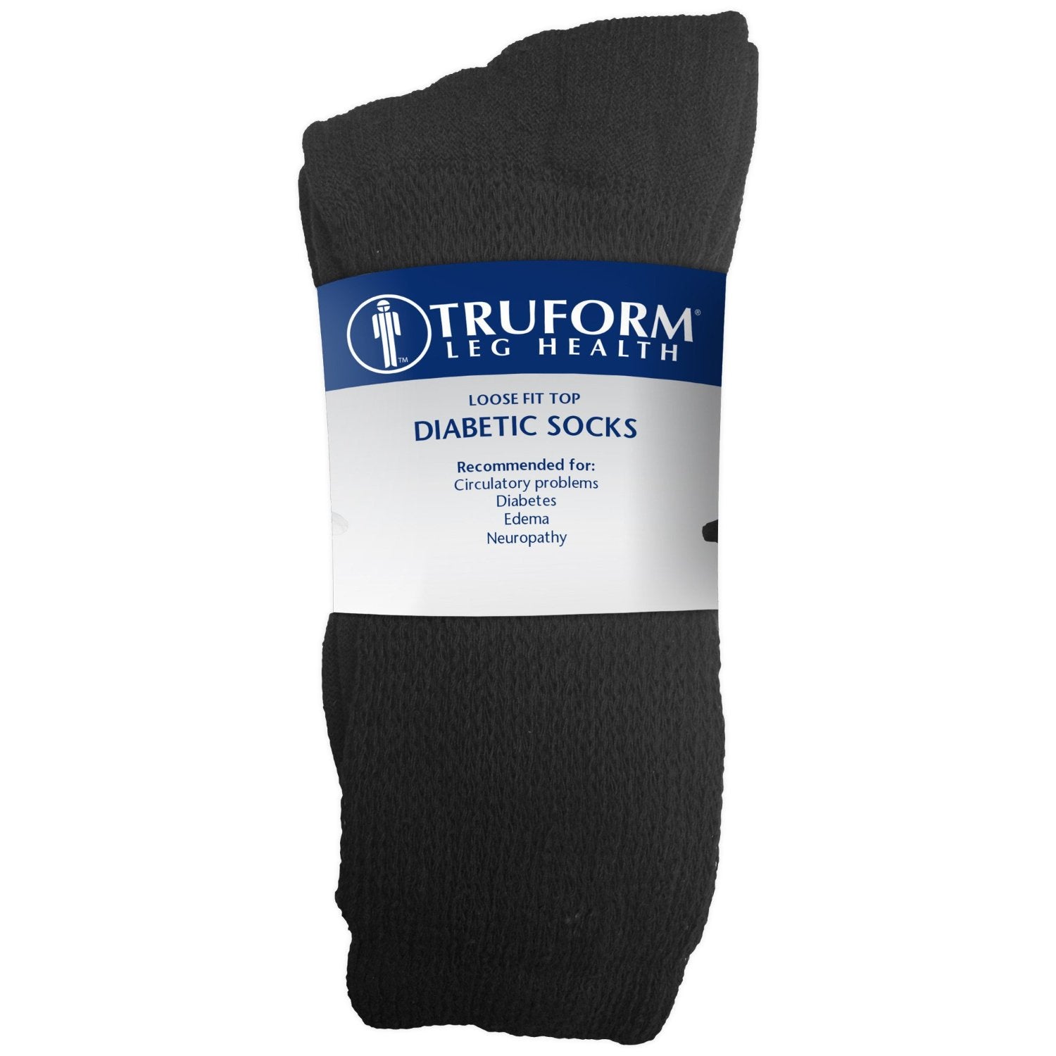 Diabetic Socks Loose Fit Crew Length – TruformStore