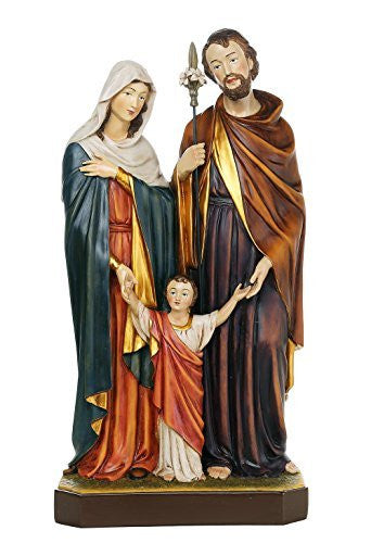 Holy Family Mary Joseph Jesus Christians Catholic Religious Sculpture ...