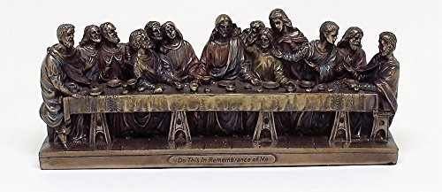 Last Supper with Jesus and His Apostles Statue Figurine La Ultima Cena de Jesus Cristo