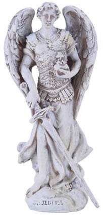Pacific Giftware White Saint Jegudiel Archangel of Divine Mercy Archangel Collectible Figurine Statue