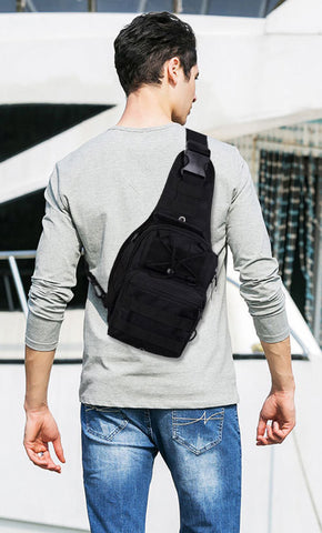 Tactical Shoulder Bag Back