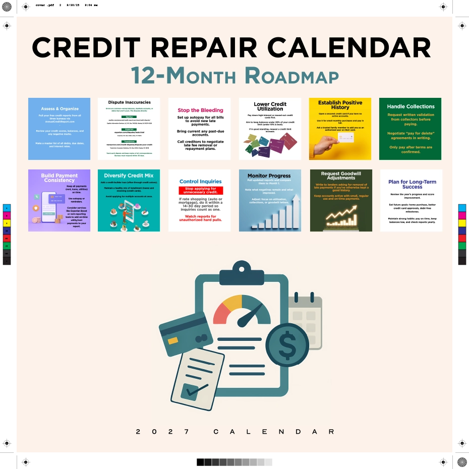2027 Credit Calendar