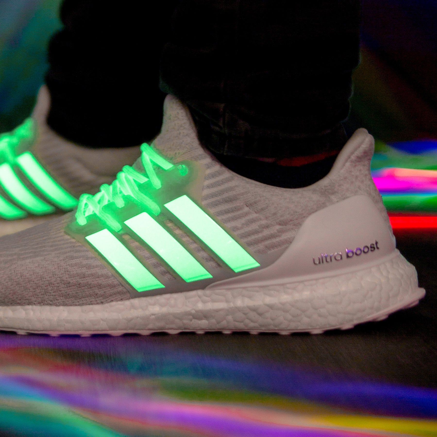 adidas boost stripes