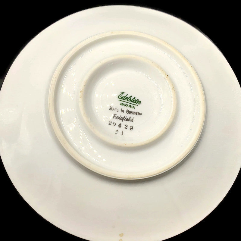 1930's-1940's Gravy Bowl with Underplate Edelstein Bavaria China Fairfield Pattern