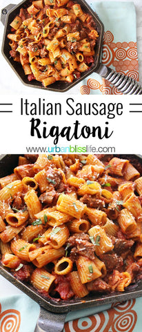 Rich, hearty rigatoni