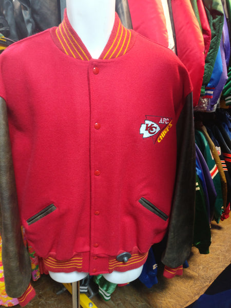 Vintage 90s KANSAS CITY CHIEFS AFC NFL Delong Varsity Jacket XL – XL3 ...