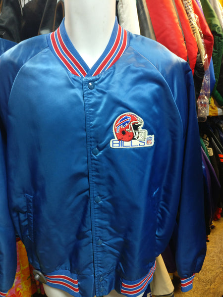 Vintage 80s BUFFALO BILLS NFL Chalk Line Nylon Jacket XL – XL3 VINTAGE ...