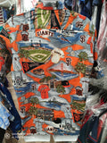 Vintage SAN FRANCISCO GIANTS MLB Reyn Spooner Rayon Hawaiian Shirt M