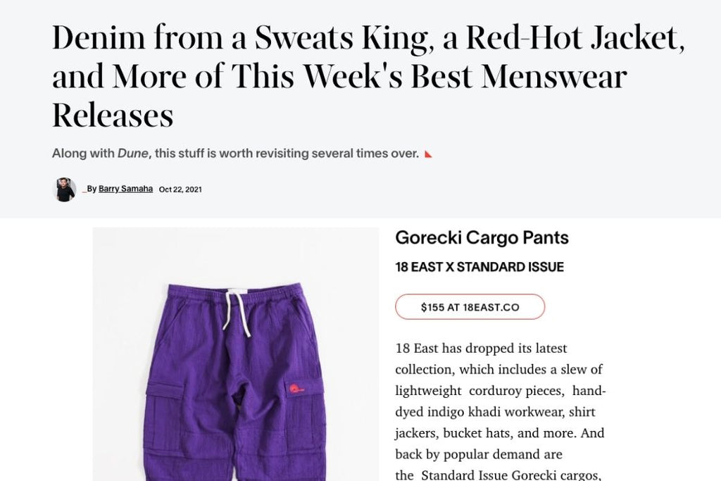 Esquire Denim from a Sweats King, a Red-Hot Jacket, and More of This Week's Best Menswear Releases