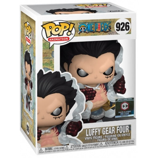 Funko Pop 926 Anime One Piece Luffy Gear Four Exclusive Metallic Figure Super Anime Store