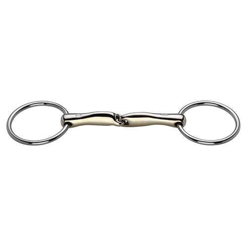 Herm Sprenger 5.25 WH Ultra Roller Loose Ring Snaffle 0101 - Dutchess  Bridle & Saddle, LLC